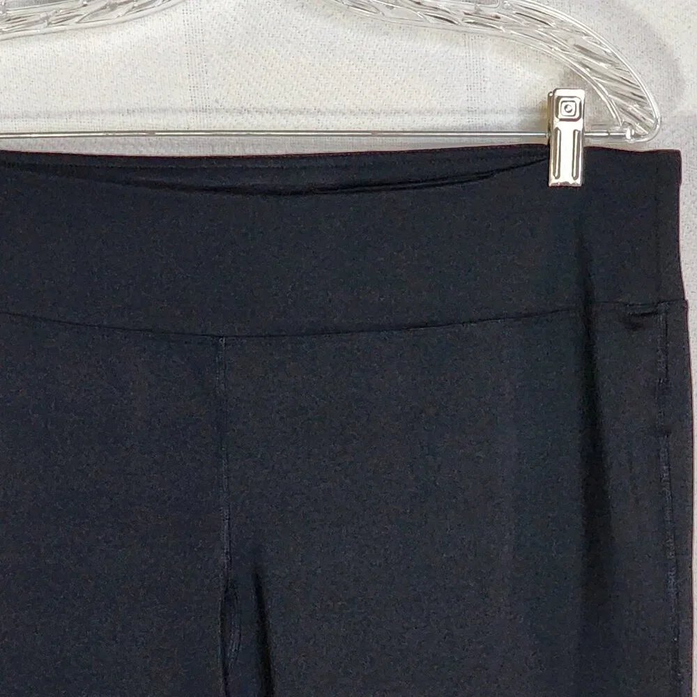 Sport-Tek Ladies NRG Polyester Spandex Black Wide Leg Stretch Fitness Pant Sz XL - Picture 3 of 16